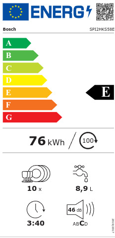 Bosch Εντοιχιζόμενο για 10 Σερβίτσια Π44.8xY81.5εκ. SPI2HKS58E - Image 7