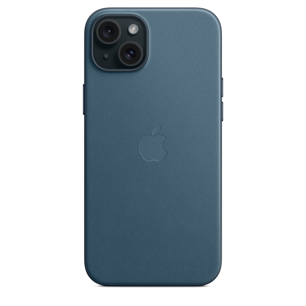 Apple Finewoven Back Cover Υφασμάτινο Μπλε (iPhone 15 Plus) MT4D3ZM/A - Image 2