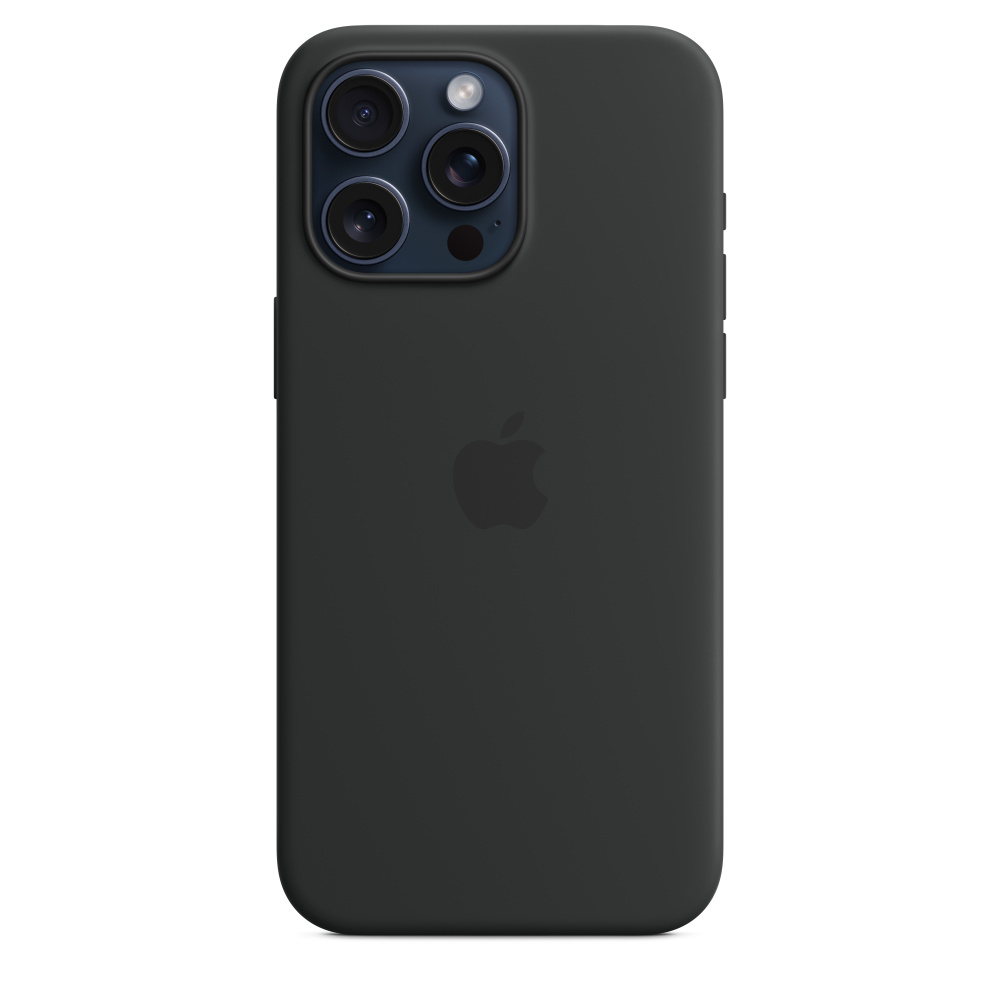 Apple Silicone Case with MagSafe Back Cover Σιλικόνης Μαύρο (iPhone 15 Pro Max) MT1M3ZM/A - Image 2
