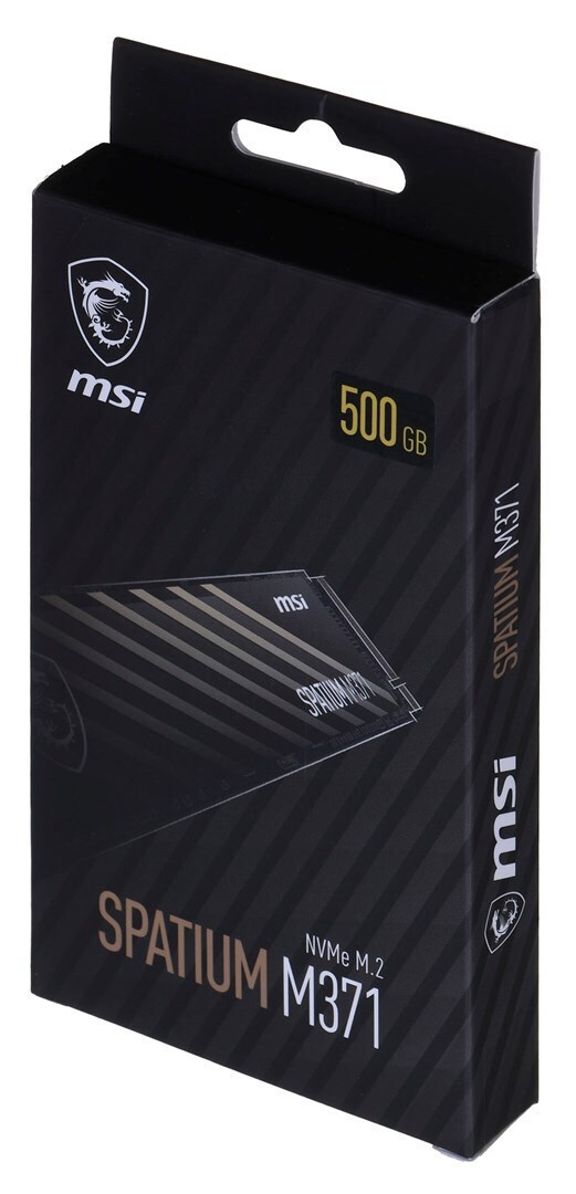 MSI Spatium M371 SSD 500GB M.2 NVMe PCI Express 3.0 - Image 4