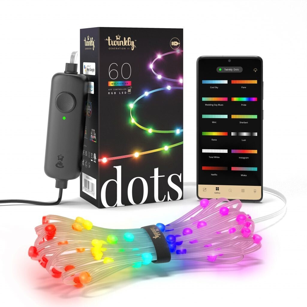 Twinkly Smart Ταινία LED Wi-Fi USB 5V RGB Φως 3m με Τροφοδοτικό TWD060STP-T
