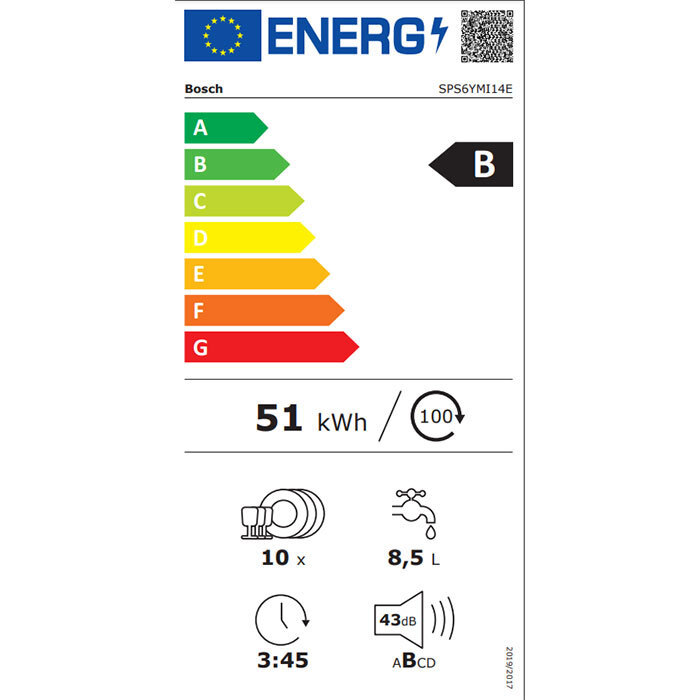 Bosch Ελεύθερο για 10 Σερβίτσια Π45xY84.5εκ. SPS6YMI14E - Image 8