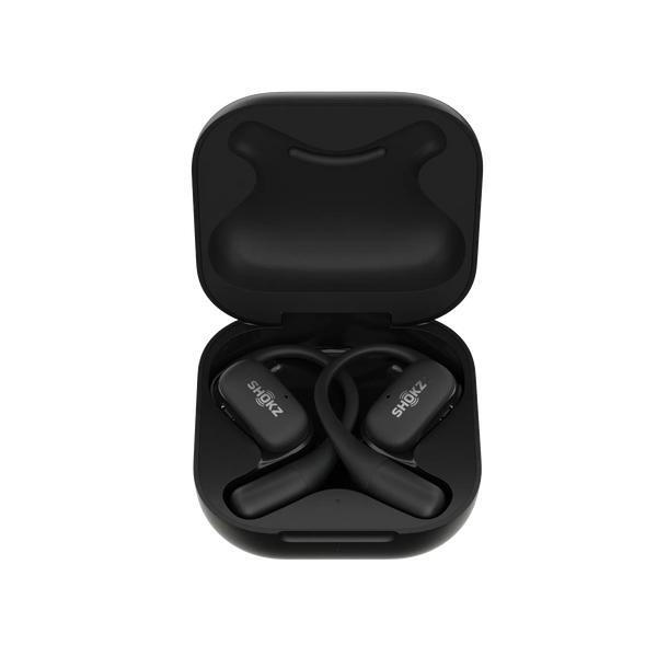 Aftershokz Openfit Open Ear Bluetooth Handsfree Ακουστικά με Αντοχή στον Ιδρώτα και Θήκη Φόρτισης Μαύρα - Image 2