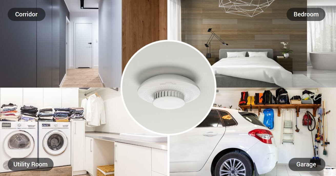 Hikvision Ανιχνευτής Καπνού Wi-Fi 304800304 - Image 2