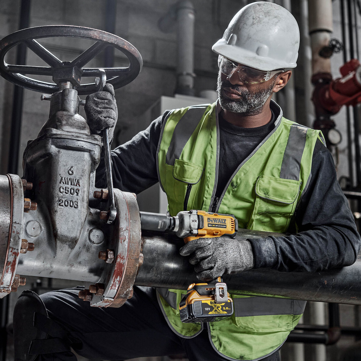 Dewalt DCF891P2T Μπουλονόκλειδο Μπαταρίας 18V 2x5Ah με Υποδοχή 1/2" - Image 6