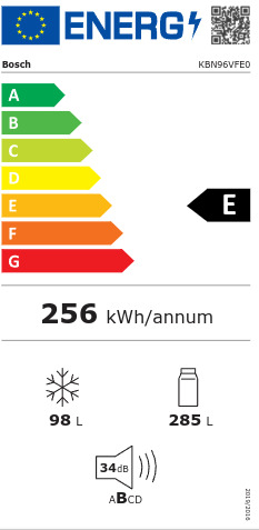 Bosch Ψυγειοκαταψύκτης 383lt NoFrost Λευκός KBN96VFE0 - Image 7