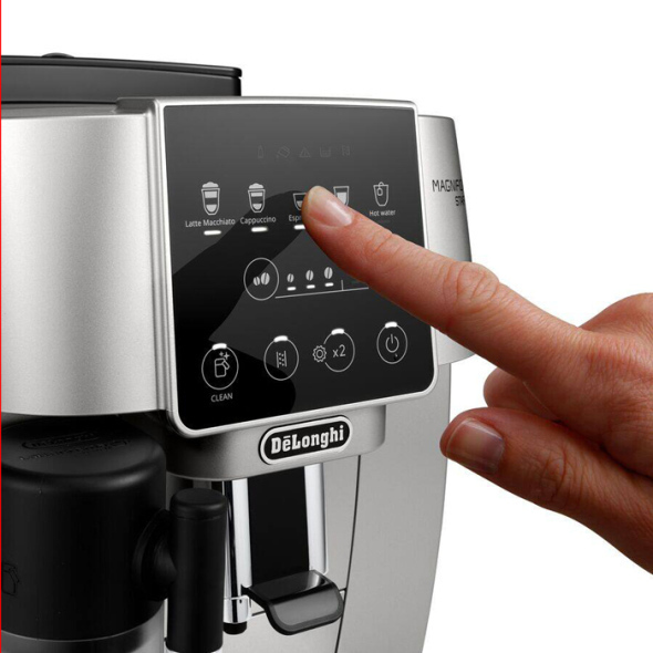 De'Longhi Magnifica Start Αυτόματη Μηχανή Espresso 1450W Πίεσης 15bar με Μύλο Άλεσης Ασημί - Image 4