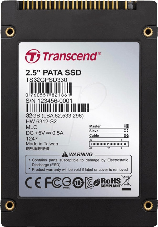 Transcend PSD330 SSD 32GB 2.5'' SATA III TS32GPSD330 - Image 3