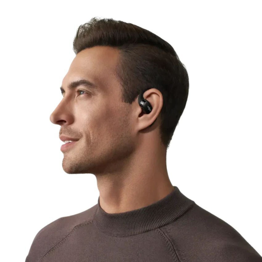 Aftershokz Openfit Open Ear Bluetooth Handsfree Ακουστικά με Αντοχή στον Ιδρώτα και Θήκη Φόρτισης Μαύρα - Image 5