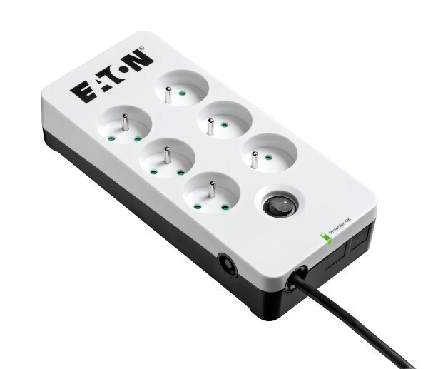 Eaton Πολύπριζο 6 Θέσεων με USB-A, Διακόπτη και Καλώδιο 1.5m - Image 2
