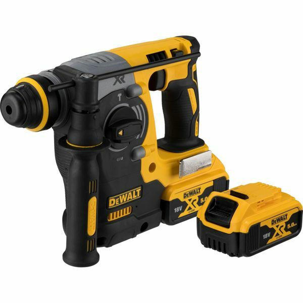 Dewalt Κρουστικό Σκαπτικό Πιστολέτο Μπαταρίας Brushless 18V 2x5Ah με Υποδοχή SDS Plus DCH273P2T - Image 7