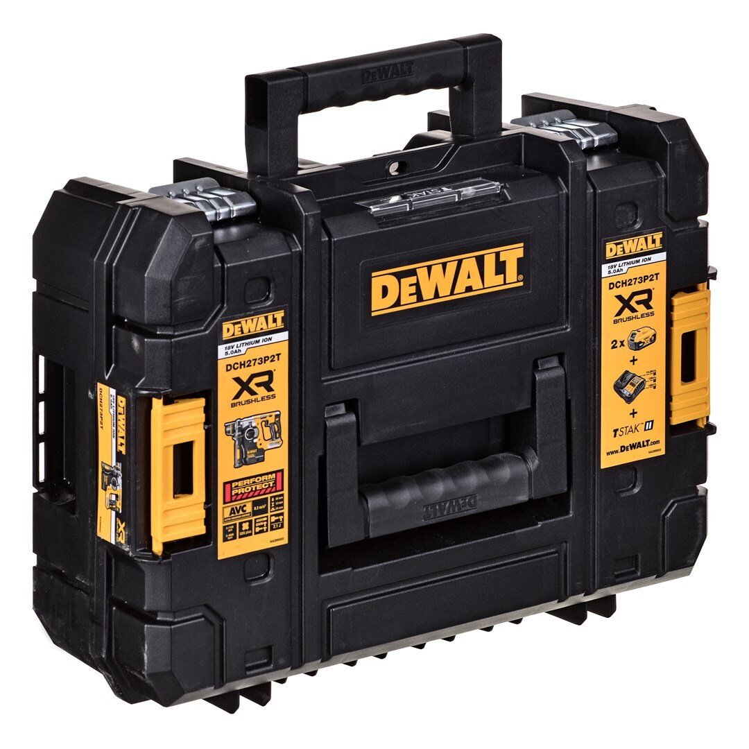 Dewalt Κρουστικό Σκαπτικό Πιστολέτο Μπαταρίας Brushless 18V 2x5Ah με Υποδοχή SDS Plus DCH273P2T - Image 4
