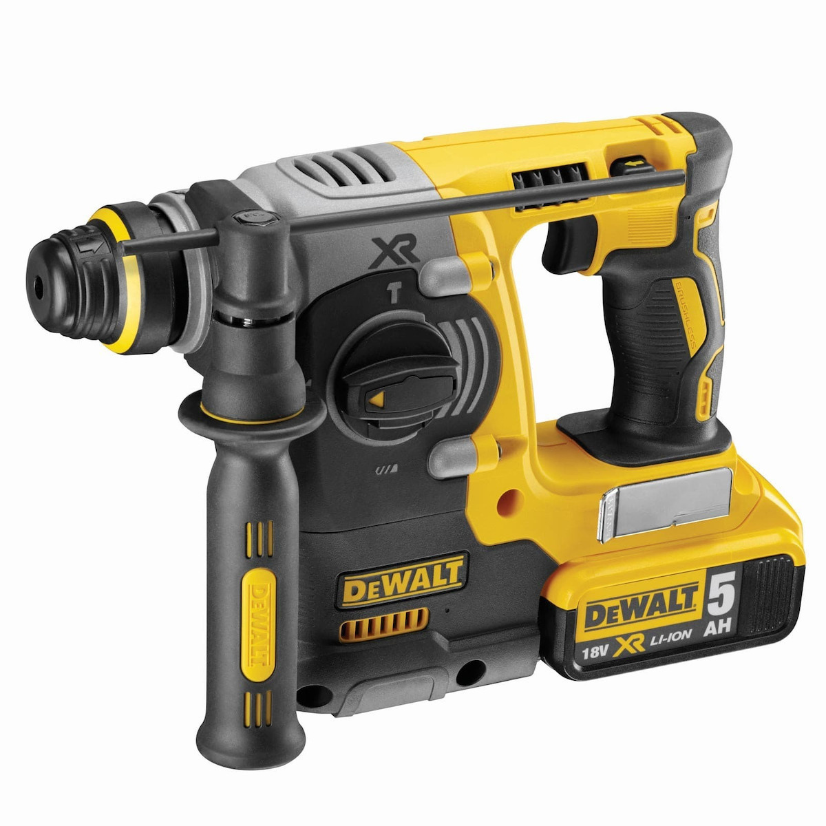 Dewalt Κρουστικό Σκαπτικό Πιστολέτο Μπαταρίας Brushless 18V 2x5Ah με Υποδοχή SDS Plus DCH273P2T - Image 3