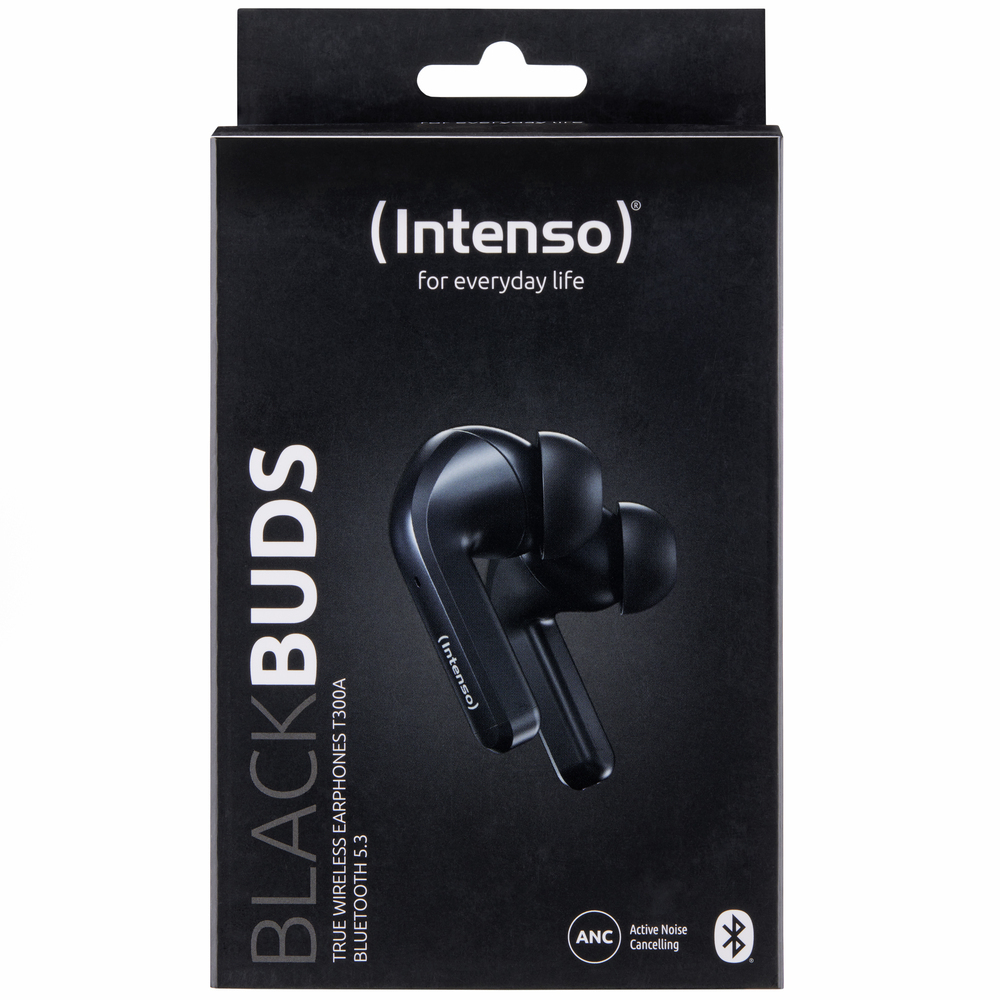 Intenso Black Buds T300a Μαύρα