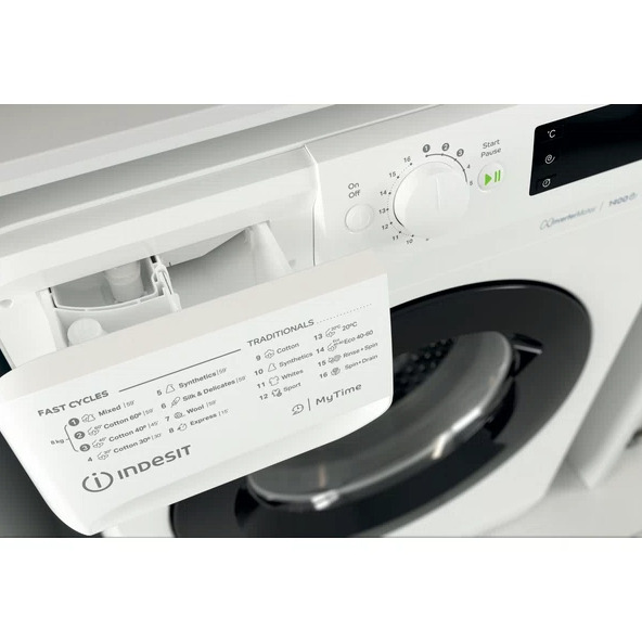 Indesit 8kg με Smart Λειτουργίες MTWE 81495 WK EE - Image 8