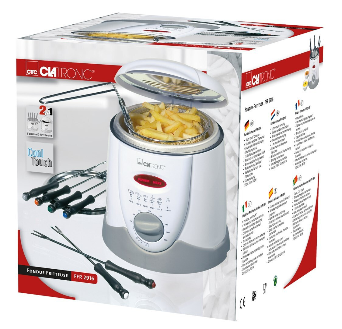 Clatronic 210091 Φριτέζα 1lt Λευκή - Image 6