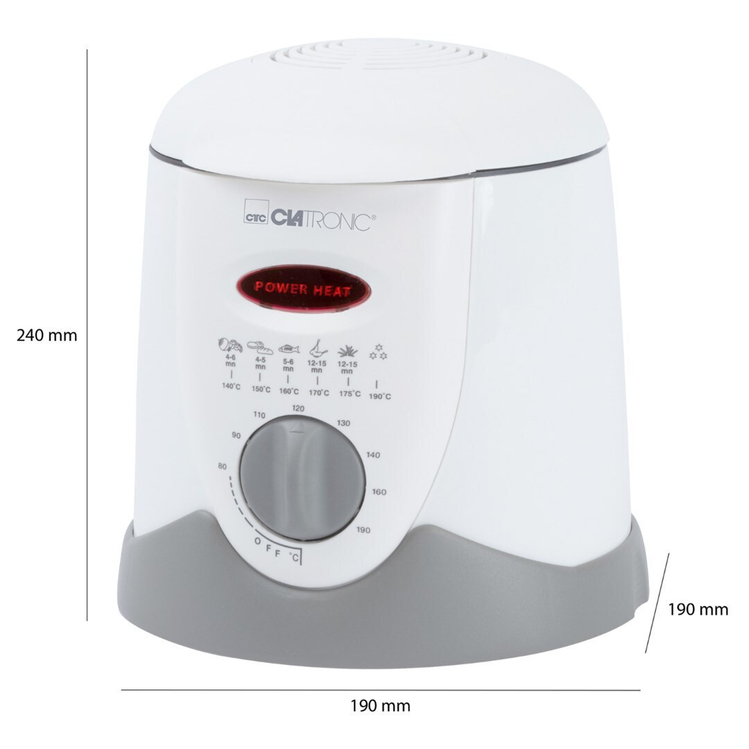 Clatronic 210091 Φριτέζα 1lt Λευκή - Image 11