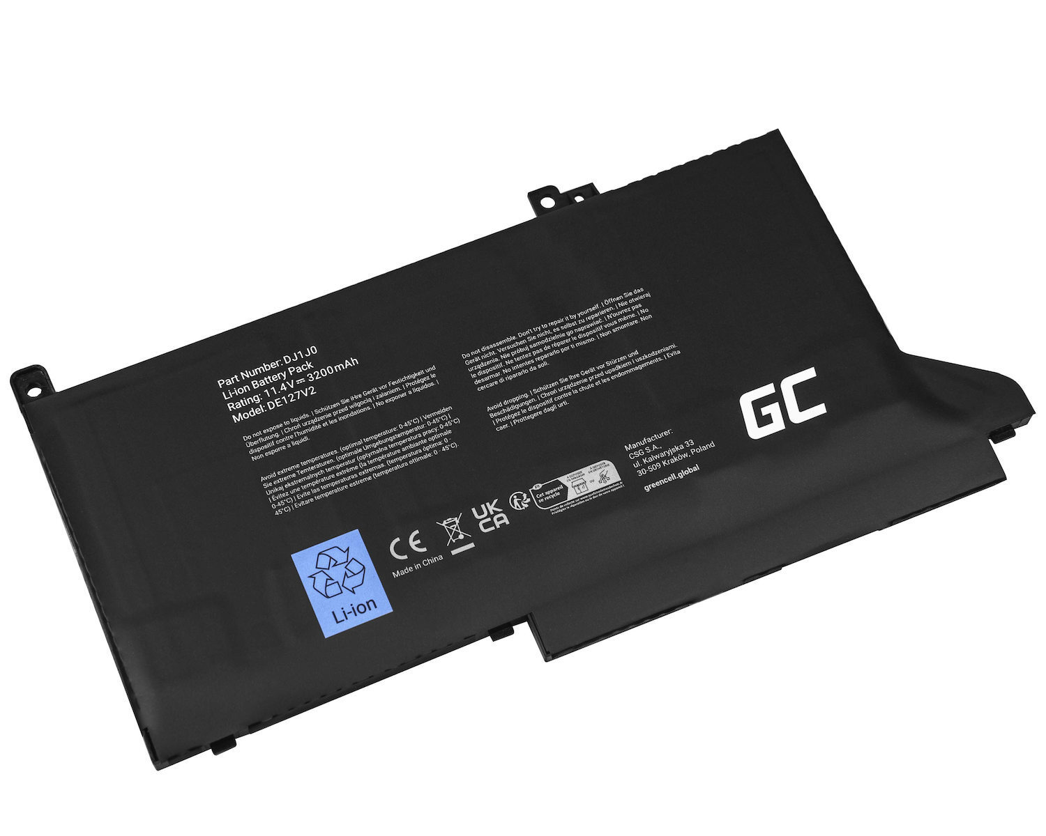 Green Cell Συμβατή Μπαταρία για Dell Latitude με 2700mAh - Image 2