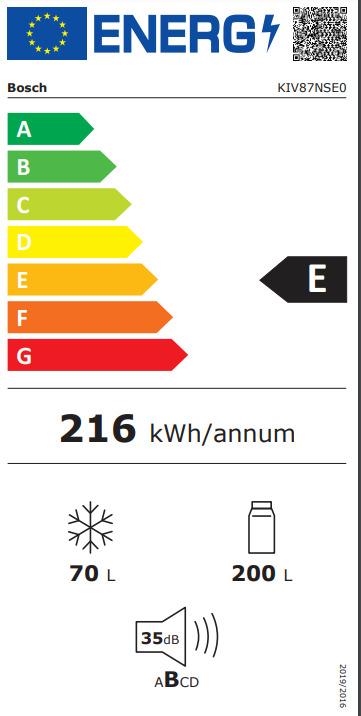 Bosch Ψυγειοκαταψύκτης 270lt Λευκός KIV87NSE0 - Image 8
