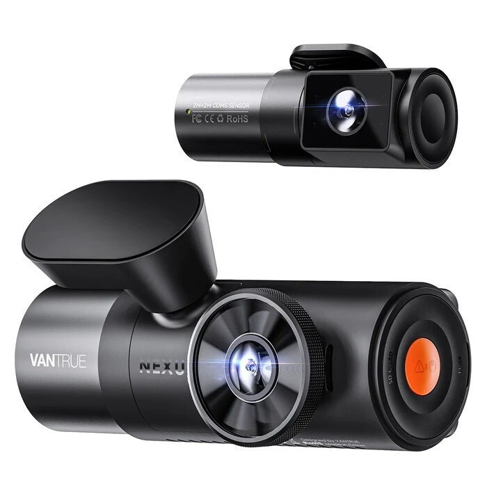 Vantrue Nexus 5 Κάμερα DVR Αυτοκινήτου WiFi, GPS για Παρμπρίζ με Βεντούζα - Image 2