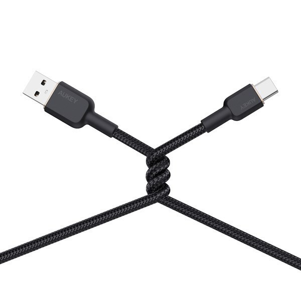 Aukey CB-NAC2 USB 2.0 USB-C male - USB-A 60W 1.8m (AKAUKKUCBNAC2BL) - Image 5