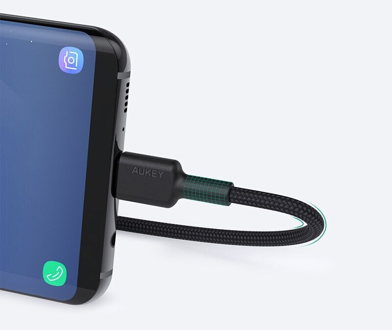 Aukey USB 2.0 USB-C male - USB-A 0.9m (AKAUKKUCBCD30BL) - Image 4