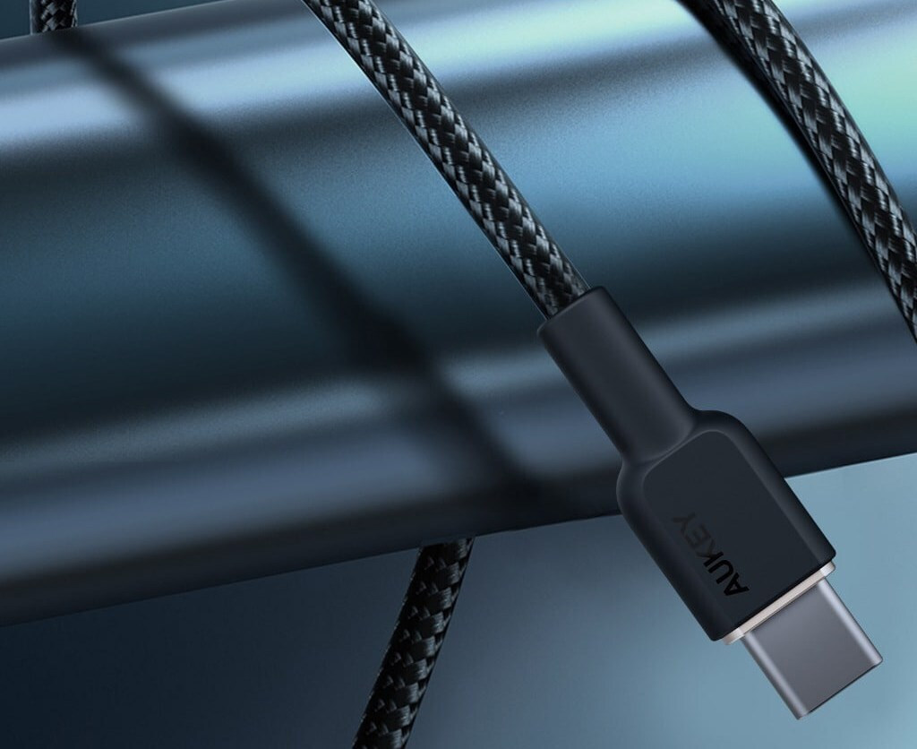 Aukey USB 2.0 USB-C male - USB-C 60W 1m (AKAUKKUCBNCC1BL) - Image 7