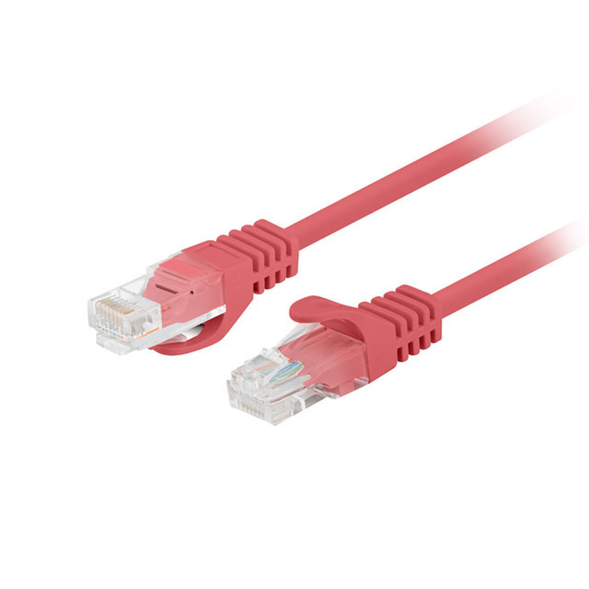 Lanberg U/UTP Cat.6 Καλώδιο Δικτύου Ethernet 1m Κόκκινο