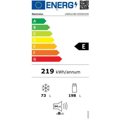 Electrolux Ψυγειοκαταψύκτης 271lt NoFrost Λευκός LNS5LE18S - Image 2