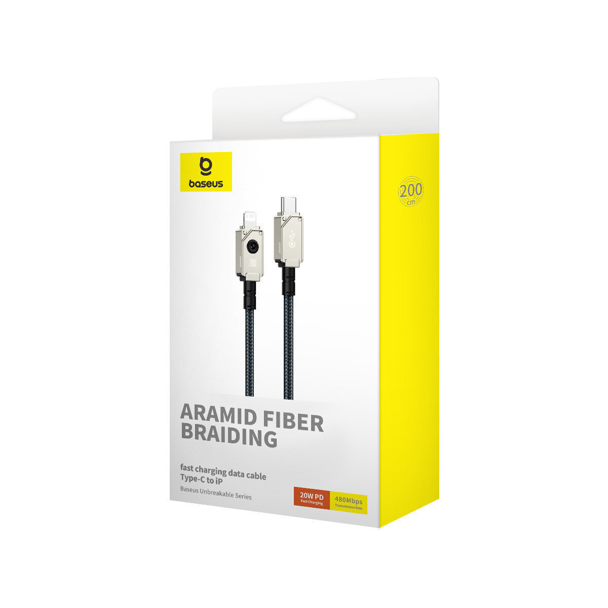 Baseus Unbreakable USB-C to Lightning 20W 2m (P10355803221-01) - Image 9