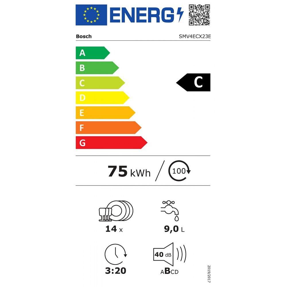 Bosch Πλήρως Εντοιχιζόμενο για 14 Σερβίτσια Π59.8xY81.5εκ. SMV4ECX23E - Image 2