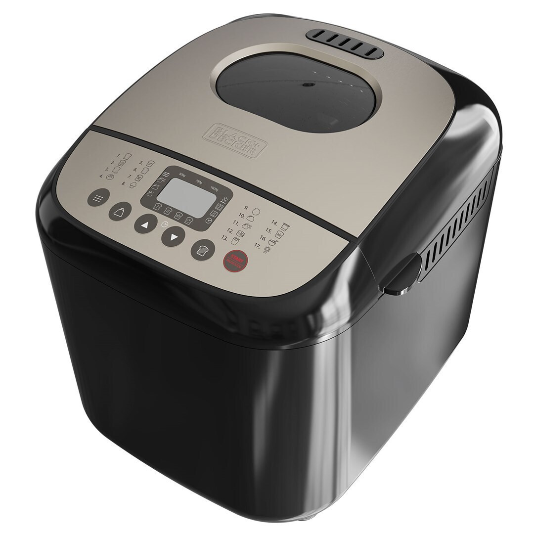 Black & Decker Αρτοπαρασκευαστής 600W Χωρητικότητας με 3 Προγράμματα