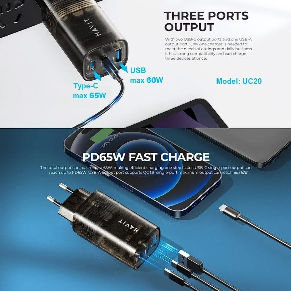 Havit Uc20 Χωρίς Καλώδιο 65W - Image 9