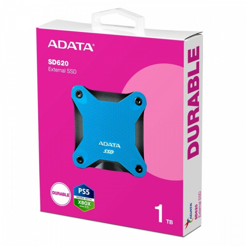 Adata SD620 USB 3.2 Εξωτερικός SSD 1TB 2.5" Μπλε - Image 2