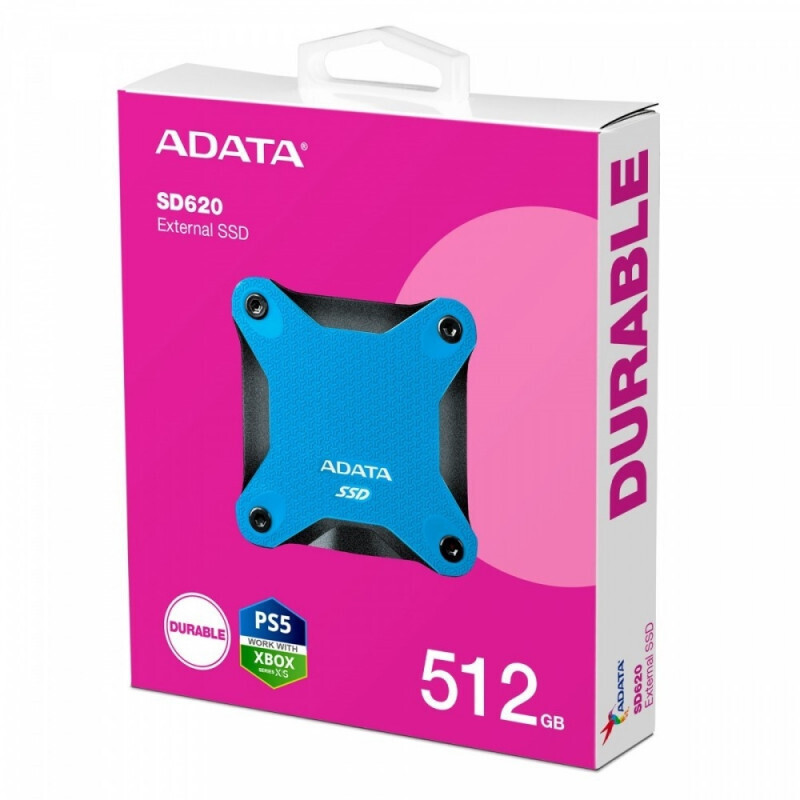 Adata SD620 USB 3.2 Εξωτερικός SSD 512GB 2.5" Μπλε - Image 2