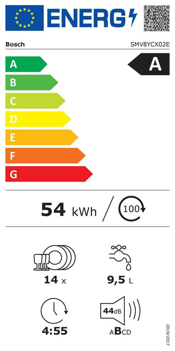 Bosch Πλήρως Εντοιχιζόμενο για 14 Σερβίτσια Π59.8xY81.5εκ. SMV8YCX02E - Image 7