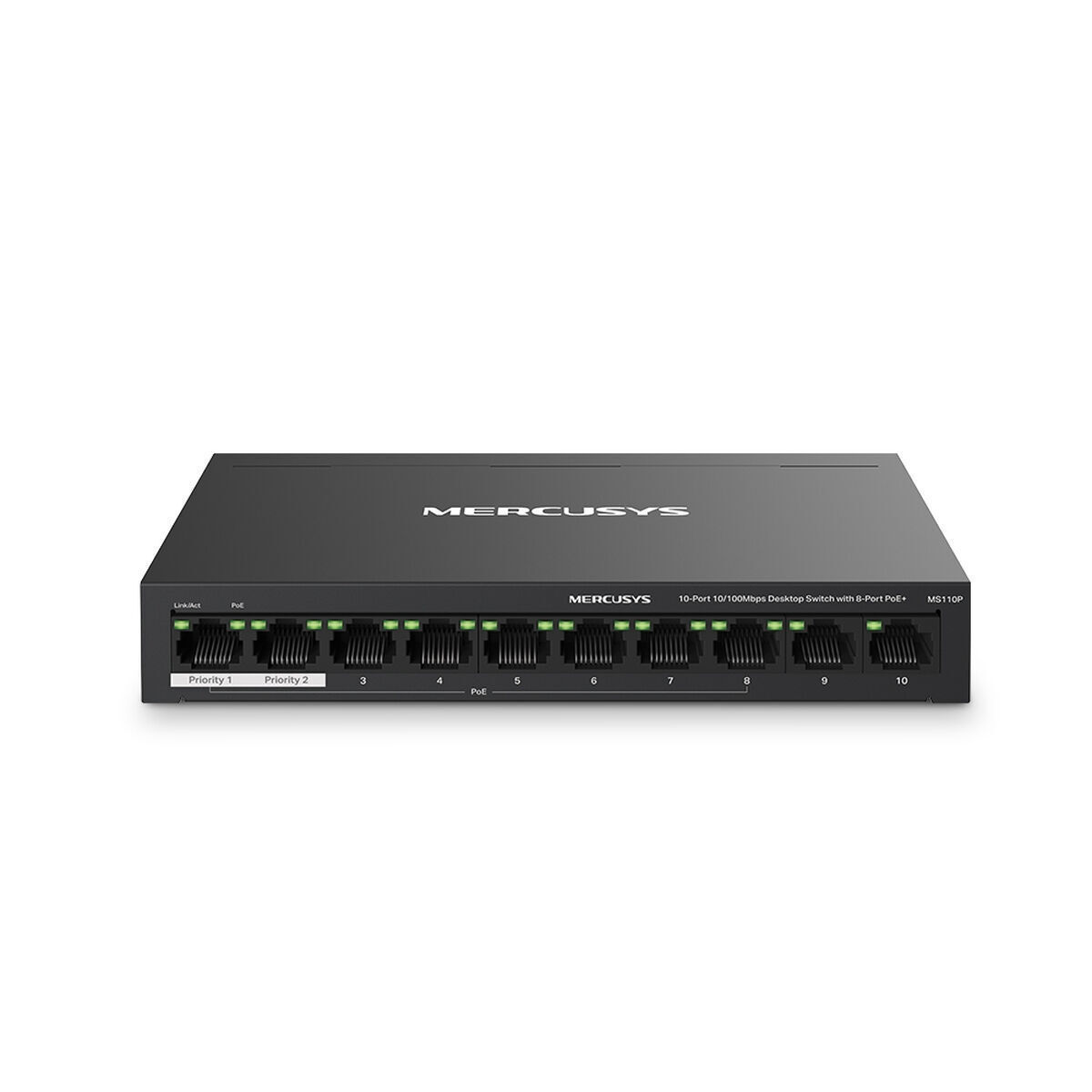 Mercusys MS110P Unmanaged L2 PoE+