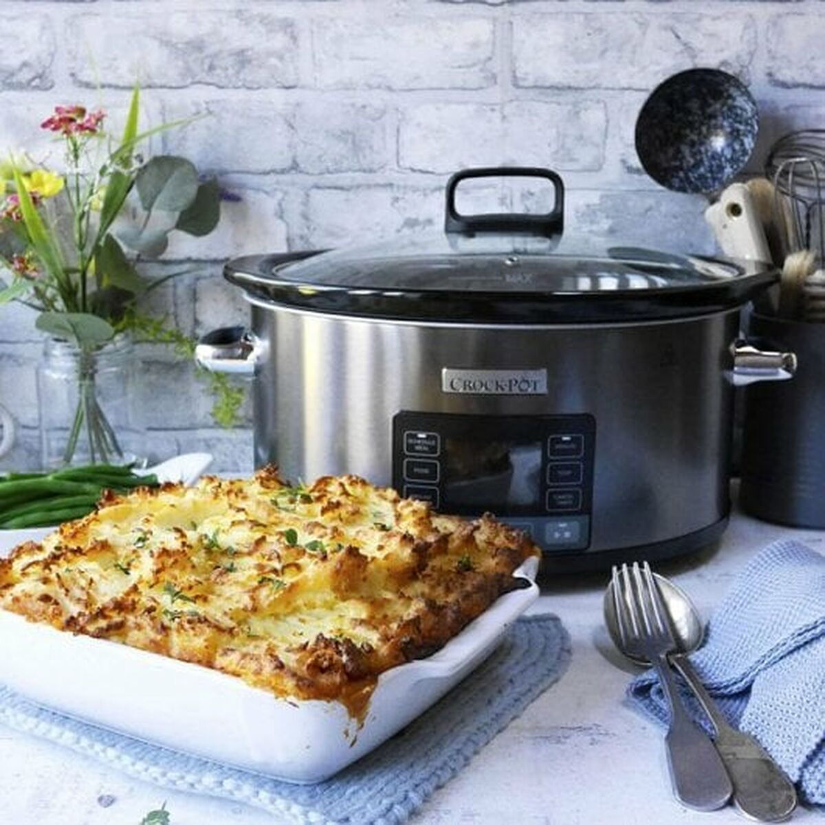 Crock-Pot Ηλεκτρική Γάστρα 240W με Χωρητικότητα 5.6lt Ασημί - Image 5