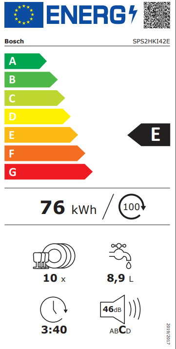 Bosch Ελεύθερο για 10 Σερβίτσια Π45xY84.5εκ. SPS2HKI42E - Image 7