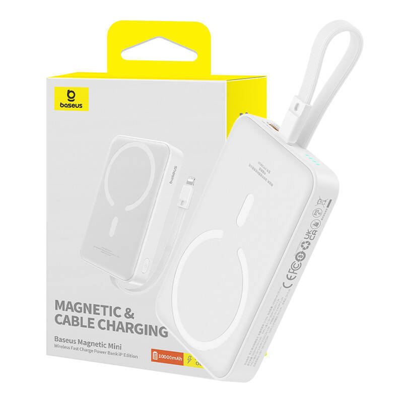 Baseus Mini MagSafe Power Bank 10000mAh 20W Power Delivery Λευκό