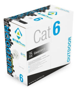 Alternative view of A-LAN U/UTP Cat.6 Καλώδιο Δικτύου Ethernet χωρίς ακροδέκτες 305m Μαύρο 1τμχ