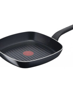 Tefal Simply Clean 26cm Γκριλιέρα Αλουμινίου με Αντικολλητική Επίστρωση