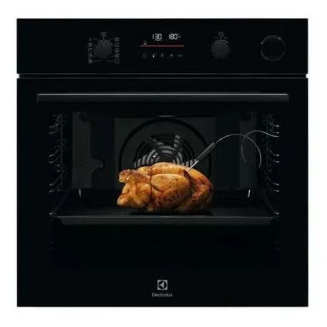Electrolux Άνω Πάγκου Μαύρος EOC6H76Z