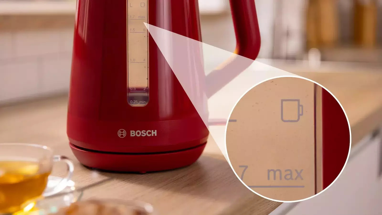 Bosch MyMoment Βραστήρας 1.7lt 2400W Κόκκινος - Image 6
