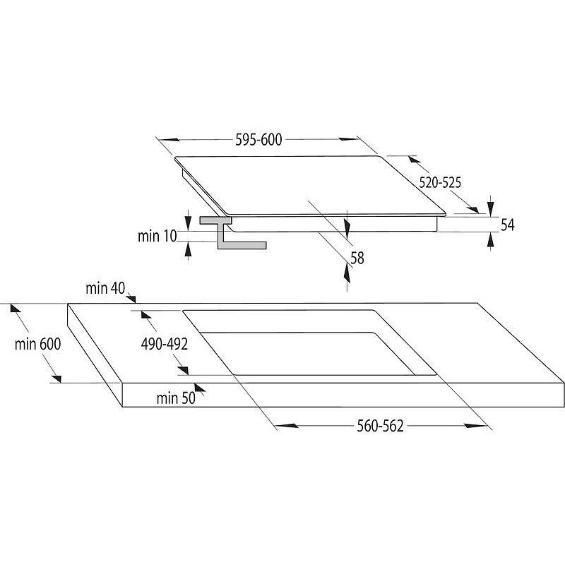 Gorenje Επαγωγική Λευκή GI6401WSC - Image 4