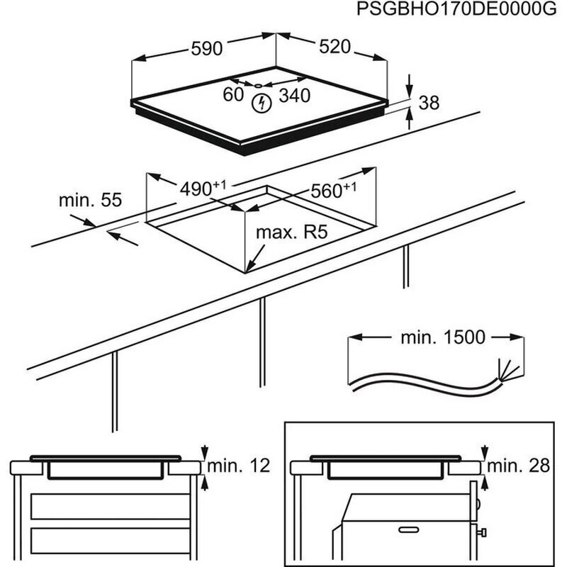 Electrolux Κεραμική EHF6343FOK - Image 7
