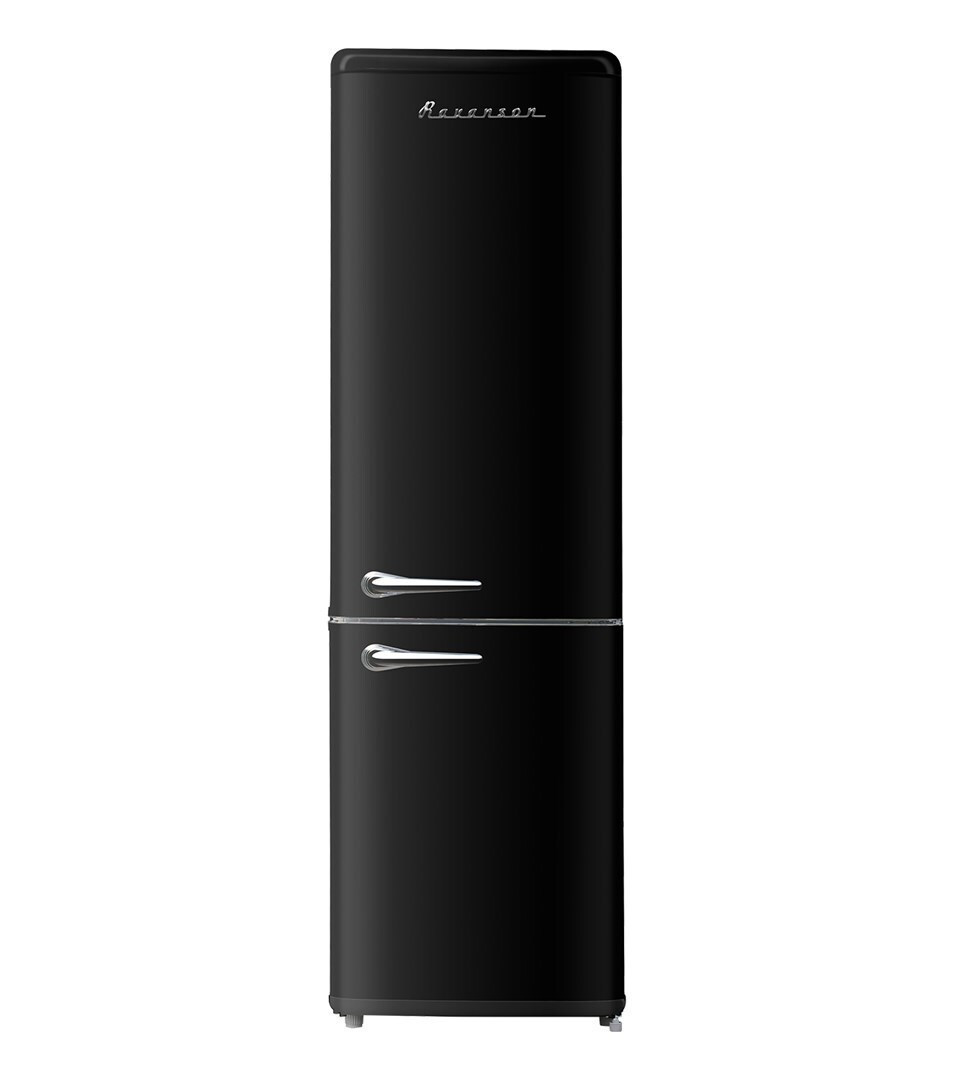 Ravanson Retro Ψυγειοκαταψύκτης 250lt Υ188.5xΠ54.5xΒ55εκ. Μαύρος LKK-250RB - Image 2
