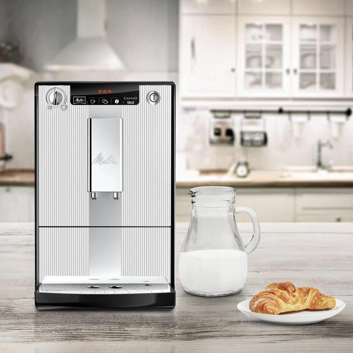 Melitta Solo Pure Αυτόματη με Μύλο Άλεσης Ασημί - Image 3