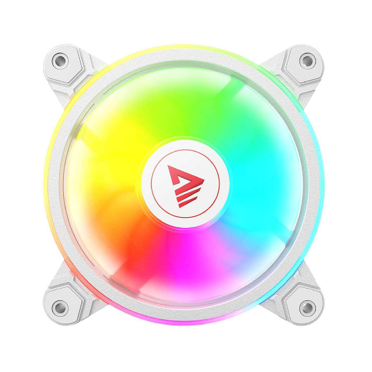 Savio FAN-01 Case Fan 120mm με ARGB Φωτισμό και Σύνδεση 6-Pin 4τμχ Λευκό - Image 3