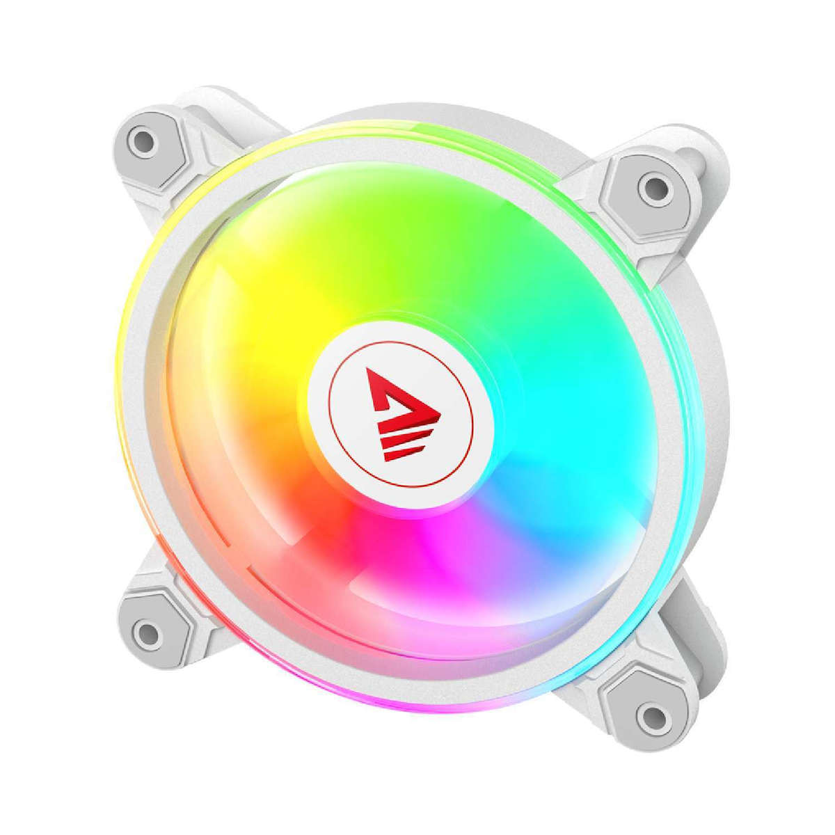 Savio FAN-01 Case Fan 120mm με ARGB Φωτισμό και Σύνδεση 6-Pin 4τμχ Λευκό - Image 4